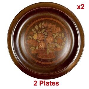 Royal Doulton Basque 8.5" Plate (x2) Stoneware Cottagecore England 1974 VTG